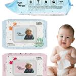 PREMIUM BABY WIPES WITH ALOE VERA, GRAPE FRUIT EXTRACT & VITAMIN E (72 wipes, Combo of 2)