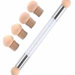 Dotting Gradient Nail Sponge Stick Tool(Set of 1).