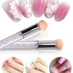 Dotting Gradient Nail Sponge Stick Tool(Set of 1).