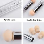 Dotting Gradient Nail Sponge Stick Tool(Set of 1).