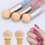 Dotting Gradient Nail Sponge Stick Tool(Set of 1).