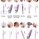 Manicure Kit, Pedicure Tools for Feet, Nail Clipper, Ear Pick Tweezers, Manicure Pedicure Set 1 Pcs