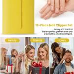Manicure Kit, Pedicure Tools for Feet, Nail Clipper, Ear Pick Tweezers, Manicure Pedicure Set 1 Pcs