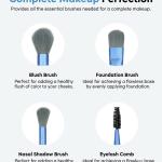 Beauty Complexion 8 piece Brush Kit Set (Pack of 1)