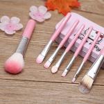 7pcs Pink Brush different brush for different applies