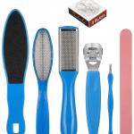 Pedicure Tools for Feet - 8 in 1 Pedicure Kit | Foot Scrubber for Dead Skin, Callus Remover, Foot Scraper, Foot File