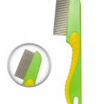 Flea Comb for Cat Dog, Stainless Steel Fine Tooth Flea Lice Tear Stain Remover Comb(2 Pcs).