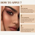 HIGH COVERAGE LONG LASTING MATTE FINISH WATERPROOF BASE FOUNDATION 1 Pcs