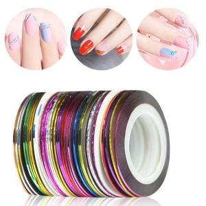 Nails Art Tape Lace Line Strips Decoration Stickers UV Gel Polish for Nail Art Decals 1 Pcs