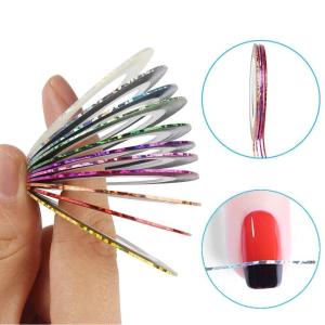 Nails Art Tape Lace Line Strips Decoration Stickers UV Gel Polish for Nail Art Decals 1 Pcs