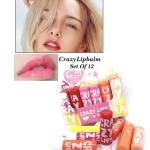 Professional lip balm Multicolor 12 Lipstick .Pack Of 1