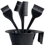 Hair Coloring Dyeing Kit Brush with Bowl 4 set