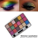 OB 18 color shimmer eyeshadow | smokey eyeshadow | professional eyeshadow 16 g  (MULTICOLOR)