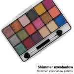 OB 18 color shimmer eyeshadow | smokey eyeshadow | professional eyeshadow 16 g  (MULTICOLOR)