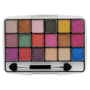 OB 18 color shimmer eyeshadow | smokey eyeshadow | professional eyeshadow 16 g  (MULTICOLOR)