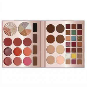 44-Color Shadow Palette - Highlighter, Contour, Blusher, Eyebrow, and Eyeshadow 1 Pcs