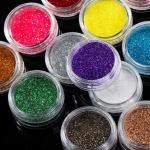 PREMIUM QUALITY 24 Pots Sparkling Fine Glitter Powder for Resin Painting Craft School Projects