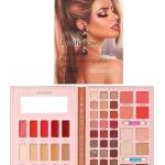 Makeup Palette Book Eyeshadow, Blusher, Contour, Highlighter, Eye Brow Palette (Multicolor) 1 Pcs