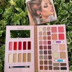 Makeup Palette Book Eyeshadow, Blusher, Contour, Highlighter, Eye Brow Palette (Multicolor) 1 Pcs
