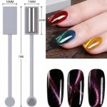 3D Tips Magnetic Nail Art Cat Eye Gel Polish Magnetic Stick 3D Line Strip  (Silver) 1 Pcs