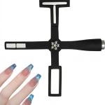 Gel Nail Polish Magnet, 5-in-1 Cross Shaped Cats Eye Gel Nail Polish(Pack of 1).