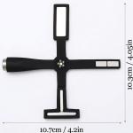 Gel Nail Polish Magnet, 5-in-1 Cross Shaped Cats Eye Gel Nail Polish(Pack of 1).