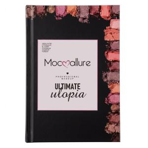 All-in-One Makeup Book, Foldable Palette, Multi Shades, Contour, , Highlight, Eyeshadow with Lipstick (Black)