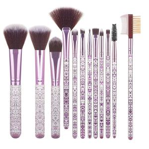 12 PICS Makeup Brushes Set with Case
