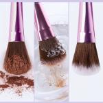 Makeup Brushes Set with Case, 12pcs Professional Make Up Brush Portable Storage Box, (Glitter Pink)