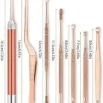 10PCS Ear Wax Cleaner Stainless Steel Ear Wax Remover Tools