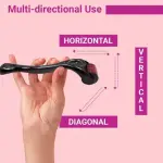 Face  Roller with Titanium Micro Needles Size : 0.5mm (Pack of 1).