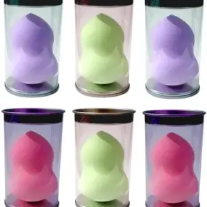 Make-up Beauty Blender Sponge Puff Multicolor (Pack of 1 )