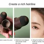 Mushroom Hair Shading Sponge Pen, Shadow Powder Stick,(Black)