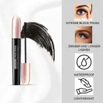 Long Lasting Curling Mascara | Waterproof | Volumizing & Defined Lashes 10 ml  (BLACK) 1 Pcs