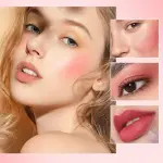 Face Makeup Blusher,Long-lasting Makeup Blush  Multicolor (1 Pcs)