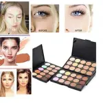 15 Shade Cream Concealer Palette (Multicolor, 10 ml) 1 Pcs