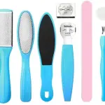 8 in 1 Pedicure Kit Foot Scrubber for Dead Skin  (70 g, Set of 8)