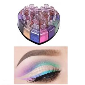 12 Color Natural Look Eyeshadow makeup (pack of 1)Multicolor.