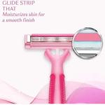 3 Max Precisa Body Disposable Safety Razor Triple Blade For Women