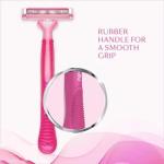3 Max Precisa Body Disposable Safety Razor Triple Blade For Women