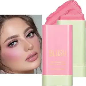 Multi-Stick for Face Eyes & Lip Long lasting 3in1 Multi-Use Blusher (pink) Pack of 1