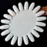 10 Palettes Display Board for Nail Art Design Pattern Practice and Swatch Nail Polish Color(White).