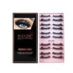 Professional Synthetic Fibers False Eyelashes, 3D Eyelashes Pack 10 Pairs of 1