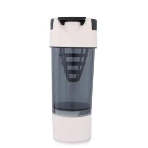 protein Fitness Shaker 500ml Shaker (Pack of 1, WHITE, Plastic)