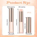 Lipstick Brush Silicone Lip Brush with Cover Lipstick(1 Pcs).