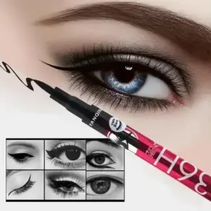 Nature Long lasting Black Waterproof Liquid Eyeliner 3 g  (Black) 1 Piece