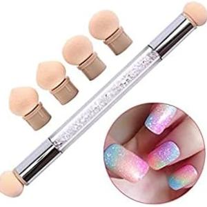 Dotting Gradient Nail Sponge Stick Tool(Set of 1).