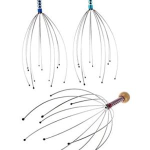 Head Scratcher for Head Masage, Body Relaxing, Pain Relief and Hair Massage Spring (Pack of 2)