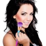Handle Makeup Brush Set with Big Fish Tail for Foundation Eyeshadow Lips (Pack of 12)