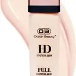 OCEAN BEAUTY Waterproof Full Coverage Matte 24 Hours Foundation Cream 1 Pcs